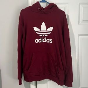 XL Adidas Logo Hooded Sweatshirt